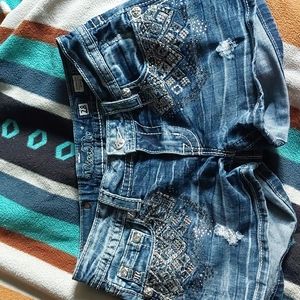 Miss me shorts size 28